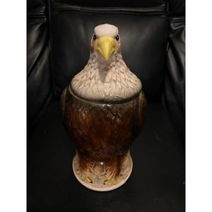 Bald Eagle Figure Beer Stein Vintage 1980 From Japan 8.5"